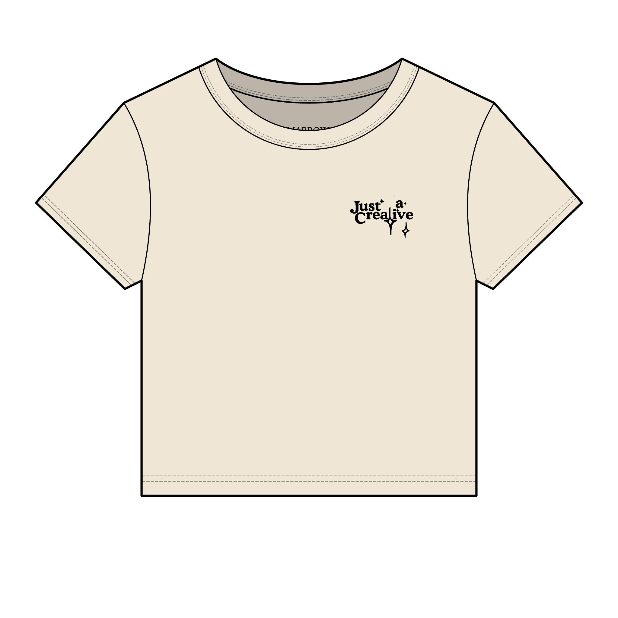 Just an Creative —  Women's Micro Rib Tee