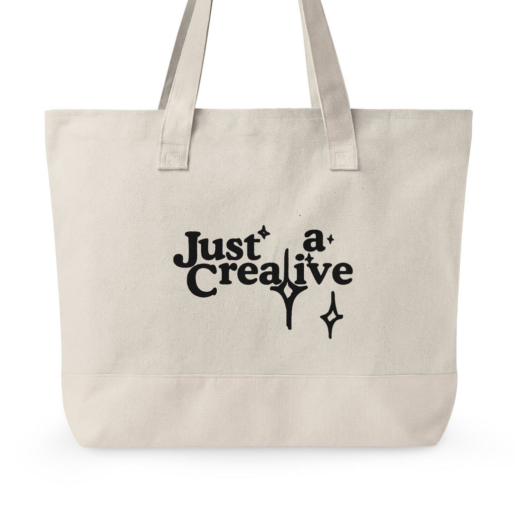 Just a Creative — Zippered Eco Tote