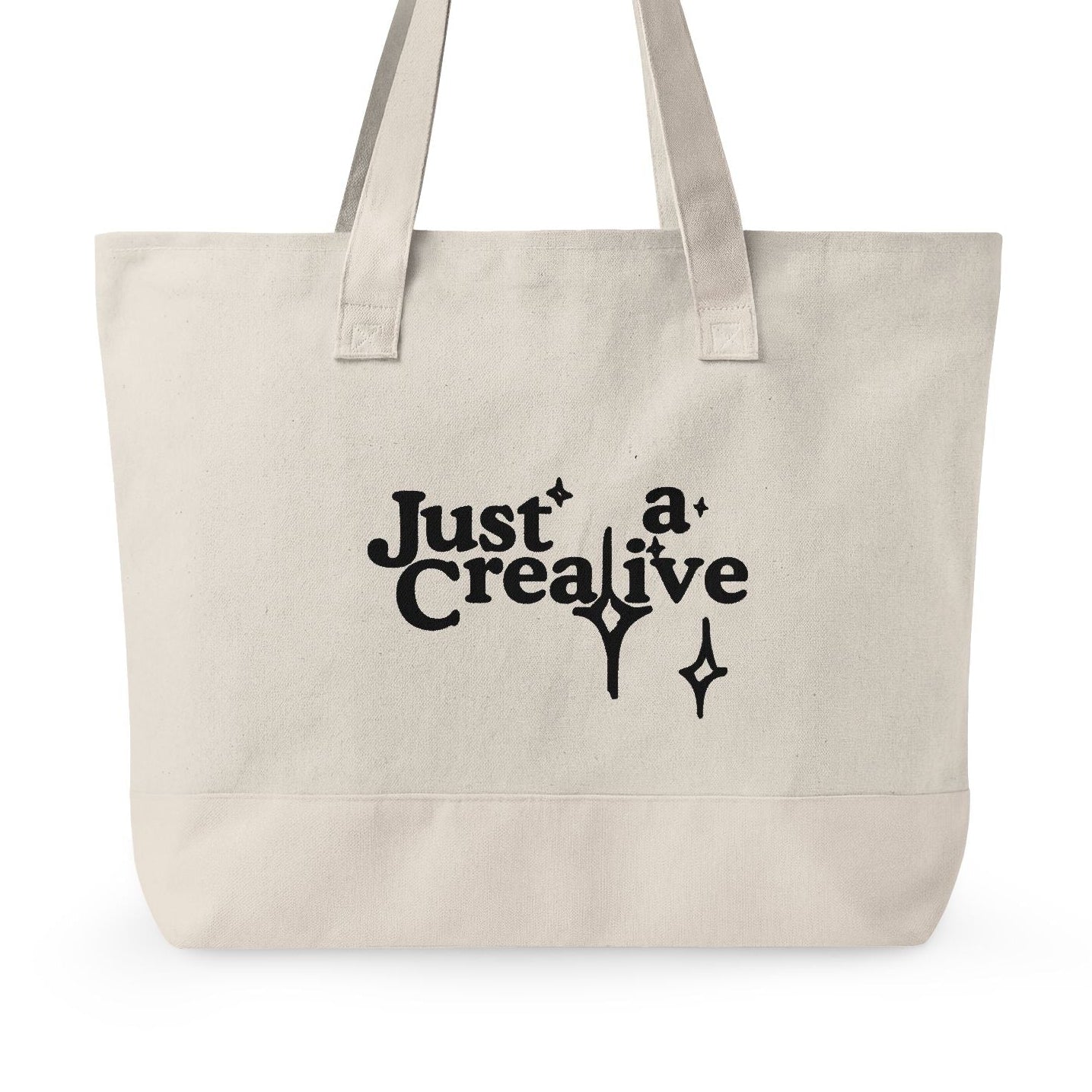 Just a Creative — Zippered Eco Tote