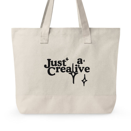 Just a Creative — Zippered Eco Tote